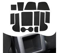 YEE PIN 2023 Taigo Polo AW Gummimatten V W Polo MK6 2018-2022 /Taigo Nivus 2021+ Zubehör Interieur rutschfeste Matten für Mittelkonsole Aufbewahrungsbox Polo AW Taigo Innenausstattung