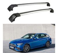 YEHFVSJRUD Dachträger für Mercedes Benz C Class S206 Estate 2022 2023 2024, Dachgepäckträger, Geschlossene Reling, Dachträger Querstange, Tragfähigkeit Relingträger.