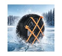 YFAURNDE Snow Socks for Tires, Schneeketten für Autos, Hervorragender Grip | 360° Rundumschutz; Schnell und Einfach Zu Montieren; für Limousinen und Pick Ups Geeignet(235/50R20)