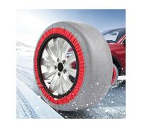 YFAURNDE Textile Schneeketten, Snow Socks, rutschfest und Verschleißfest | BeschäDigt Die Reifen Nicht; Kann Ohne Werkzeug Montiert Werden(235/50R20)