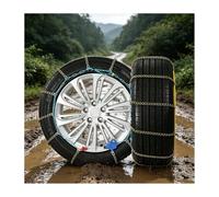 YFAURNDE Winterketten Auto, Schneeketten GrößE, Fester Griff | Automatischer Verriegelungsmechanismus; Einfach Zu Montieren und Strukturell Robust(235/50 R20)