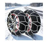 YFAURNDE Winterketten Auto, Snow Tire Straps, Verstärkt Verschleißfest | Selbstsichernd und Wiederverwendbar; LäSst Sich Mit Einem Einzigen Zug Montieren(265/60R18)