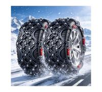 YFAURNDE Winterketten Auto, Universal Schneeketten, Hervorragender Grip | VollfläChiges Design, GleichmäßIge Lastverteilung Sowie Schnelle und Einfache Montage(235/45R20)