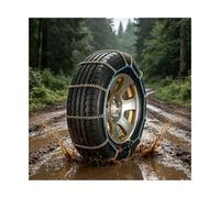 YFAURNDE Winterketten Auto, Verdickte Schneeketten, Fester Griff | Sicher und Rutschfest, VollstäNdige 360° Abdeckung, Einfach Zu Montieren(235/50 R20)