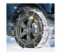 YFAURNDE Winterketten Auto, Verdickte Schneeketten, Rutschfest | Selbstsichernd, Wiederverwendbar; Geeignet für Limousinen, Pick Ups und Suvs(235/50R20)