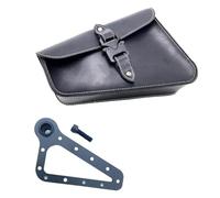 YFBH Satteltasche Motorrad Satteltasche Seitentasche Rahmentasche Kuhleder Tasche Retro Tasche Satteltaschen Wasserdicht Für R18 1800cc 2020 2021 Gepäck(4)
