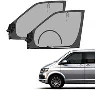 YGYQZ Magnet Fliegengitter für Seitenfenster von VW T4 T5 T6, Auto Fenster Moskitonetz für Vordertüren, mit Reißverschluss & atmungsaktivem Mesh, Sonnenschutz für Camping-Reisen