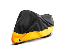 YHANNI Speziell Motorradabdeckung, für Honda NT1100 NT 1100 2022 2023 nt1100 190T Motorrad Abdeckplane Winterfest Regen Staub Kälte UV-Schutz Breathable Mit Schlüsselloch,BlackOrange