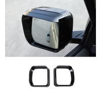 YHZCFWSF 2er Set Autospiegel Regenabweiser für Land Rover New Defender 90 110/130 2020-2024 Rückspiegel Regenschutz wasserdichte Winddichte Kratzfeste Regenabweiser Auto Zubehör,Bright Black