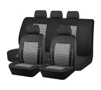 YHZCFWSF Auto Sitzbezügesets für Kia Sportage 5-seat 1993-2026 Leder Kunstleder Autositzbezug Vollschutz Wasserdicht Verschleißfest Kompatibel Accessories,Black Gray