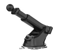 YIANERM 17mm Kugelgelenk Saugnapf Halterung Halter Handy Halterung Kfz-Halterung Zubehör für Sat NAV, GPS, Dash Cam Armaturenbrett/Windschutzscheibe Auto Halterung Basis (Schwarz)