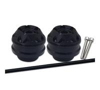 YIJIEBAO Passend for BMW F800R F800S F800GT F800ST F800 R/SF 800 GT F 800ST Motorrad Vorderachse Gabel Crash Sliders Radschutz Pad Kit(Front Black)