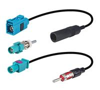 YILAINDUO Fakra Stecker Fakra auf DIN ISO Autoradio Antennenadapter Kabel Fakra Z auf ISO DAB Antennenkabel für Stereo Audio HD Radio Head Unit CD Media Player Receiver