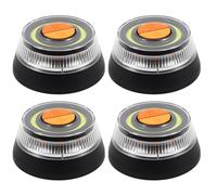 Yinaolan 4 Stück V16 Warnleuchte Notlicht 2026, Auto Erste Hilfe Notlicht Batteriebetrieben, Blinkmodus für Auto & Motorrad - Ersatz für Warndreieck