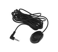 YINETTECH Externes Mikrofon für das Auto, 3,5 mm, mit 3 m Kabel, für Kfz-Haupteinheit, Bluetooth, Audio, Stereo, GPS, DVD, Plug and Play