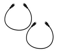 YINETTECH Luftfahrt-Verlängerungskabel, 4-polig, Stecker auf Stecker, 40 cm, Verlängerungskabel für Auto, Bus, LKW, Rückfahrkamera, Geschlechtssicherheitssysteme, Wechselkabel, 2 Stück