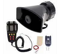 YIYIDA Auto Hupe Warnalarm 130db Elektrische Air Horn Notfall Sound Verstärker Sirene Mit Mikrofon PA Lautsprecher System 7 Tone Megafon für 12V LKW Boot etc
