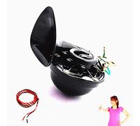 YIYIDA Autohupe Car Horn LKW Hupe Auto Elektrische Hupe Schwarz Elektrische Schnecke Hupe Lautsprecher Metall-Lufthupe Super Raging Sound für alle 12V Fahrzeuge Züge Boote Motorrad Autos etc