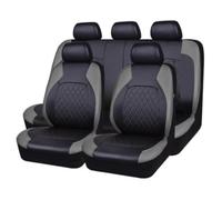 YJPHR Auto Sitzbezüge Set für Mitsubishi Space Star 2013-2019 2020 2021 2022 2023 2024 2025, PU Leder Allwetter Schonbezüge Atmungsaktiv Autositzbezüge rutschfest Sitzschoner Zubehör,C