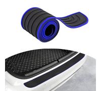 YJTYC Auto Stoßstangenschutz Aufkleber für BMW X1 E84 2009-2015, Ladekantenschutz Anti Kratz Einstiegsleisten Kantenschutz Heckstoßstangenschutz,SUV 9cm*104cm-D-black Blue