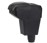 YJYWZH für Dacia Sandero Stepway Logan 2 Armlehnen Sandero 2 Auto Armlehne Konsole Aufbewahrungsbox Armlehnenbox Großer Stauraum mit Getrankehalter