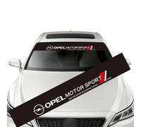 YLZFKGLQ Windschutzscheiben-Aufkleber, für Opel Opc Insignia Mokka Zafira Astra G J H Gtc Corsa Vectra Selbstklebender Auto-Windschutzscheiben Dekorative Aufkleber Auto-Sonnenblenden-Streifen