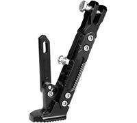 YMYQF Motorrad Seitenhalterung für Kymco Xciting 400i 2012 2013 2014 2015 2016 2017, Langlebiger Metall Motorrad Kick Seitenständer Parkplatz Halterung Zubehör,Black
