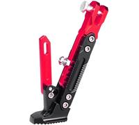 YMYQF Motorrad Seitenhalterung für Kymco Xciting 400i 2012 2013 2014 2015 2016 2017, Langlebiger Metall Motorrad Kick Seitenständer Parkplatz Halterung Zubehör,Red