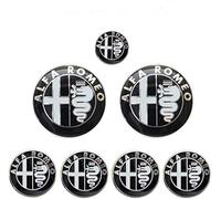 4 Stück Nabendeckel für Alfa Romeo 74MM, Auto-Nabenkappen Mit Logo, Radnaben-Mittel Abdeckungen Radnabendeckel Felgendeckel Felgenkappen Autozubehör