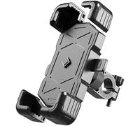 YoQIK Motorrad Handys Halter für Kawasaki Z 750 1976-2012,360° Drehbare Verstellbare Anti-Shake Lenkerhalterungen,für Handyhalterung von 4,7 Bis 7,2 Zoll,Black-A