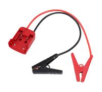 Yosoo Health Gear Autobatterie-Überbrückungskabel, ABS-Autobatterie-Starthilfekabel mit Adapter und Kupferkern, Dual-Grip-Klemmen, Kompakter Notfalleinsatz für Autos, Leichte LKWs, Wohnmobile für