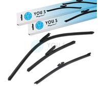 YOU.S SCHEIBENWISCHER SATZ SET 250+650+340 mm VORNE + HINTEN für RENAULT CLIO IV