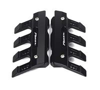 YQJXYIG Für Honda Forza 300 125 250 350 Motorrad Kotflügel Vordergabelschutz Schutzblock Kotflügelschieber Zubehör Seitenschutz CNC Aluminium Mehrfarbig (Farbe : Schwarz)