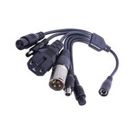 YROHGKPN 1 bis 6 Elektroroller Anschlüsse, Adapter 5, 5 x 2, 1 mm Buchse auf 8016-Stecker und 5, 5 x 2, 5 mm für stabile Ladekabel Stromkopfkonverter
