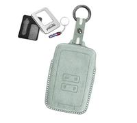 Ysbxitu Auto Schlüssel Leder Hülle Cover Passt für Renault Arkana Clio Koleos Megane Duster Kadjar Talisman Captur Espace Dacia Schutzhülle Car Keychain in Hellgrün