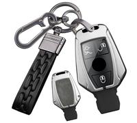 Ysbxitu Fernbedienung mit Schlüsselanhänger, passend für Benz Smart-Schlüsselgehäuse, kompatibel mit Mercedes A B C E R S G M V Klasse CLA CLS GLA GLC GLE GL SL AMG W204 W245 W246