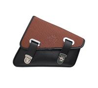 YSDSLS Straßenräder Universal-Motorradtasche Aus PU-Leder, Links, Rechts, Satteltaschen, Aufbewahrung, Werkzeugtaschen, Gepäcktasche Für Harley(Brown Right Side)