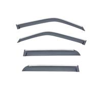 YSFDSG Für Nissan Für Juke 2011 Fenster-Regenschutzleisten Äußeres Zubehör Zierleisten Chrom-Wetterschutz Windabweiser Auto Windabweiser