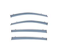 YSFDSG Für Nissan Für Tiida 2005-2009 2010 Äußere Chrom-Zierleisten Zubehör Für Fensterblenden Türblenden Windabweiser Dekoration Auto Windabweiser