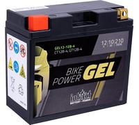 Intact Bike-Power GEL Motorradbatterie GEL12-12B-4 10Ah (DIN 51015) YT12B-BS, YT12B-4