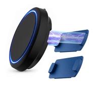 Ytaland Magnetische Autohalterung für OOONO CO-Driver NO2, 2 Stück Stabile ABS-Kunststoff Halterung mit Integrierten Magneten, Kompatibel mit OOONO NO2 Blitzerwarner (Blau - 2 Stück)