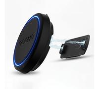 Ytaland Magnetische Autohalterung für OOONO CO-Driver NO2, Stabile ABS-Kunststoff Halterung mit Integrierten Magneten, Kompatibel mit OOONO NO2 Blitzerwarner (Schwarz)