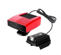 Yuanpgky 18V Akku-Autoheizung mit 360°-Drehung und Dual-USB-Anschlüssen Kompatibel mit zum Enteisen und Heizen in Fahrzeugen