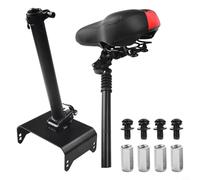 Yuanpgky Elektroroller Sitz für F20 F30 für F40, höhenverstellbar, bequemer Sattel mit Stahlhalterung, klappbar für F-Serie E-Scooter