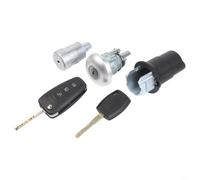 Yuanpgky Schloss-Set mit Funkschlüssel, kompatibel mit Custom kompatibel mit MK8 2015-2020, OEM 2226990 GK31-V22050-CB, Metall-ABS-Konstruktion