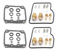 Yuanpgky Vergaser-Reparatursatz für VX800 VS1400 Intruder 1990-1993 - 2 Sets für Vergaser Rebuild Membran für Ersatzteile mit Messing und Gummimaterial Kompatibel mit: