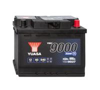 YUASA Autobatterie, Starterbatterie 12V 60Ah 640A 3.38L für HYUNDAI Ix20 I30 FIAT Punto Evo PEUGEOT Bipper KIA Picanto Pro Cee'd OPEL Ampera Ix35 RIO