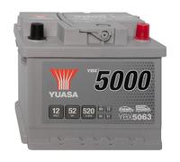 YUASA Autobatterie, Starterbatterie 12V 52Ah 520A L
