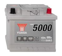 YUASA Autobatterie, Starterbatterie 12V 52Ah 520A L