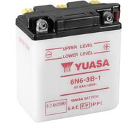 YUASA 6N6-3B-1 6V Bleiakku für Motorräder Schneemobile und Aufsitzmäher Yamaha X